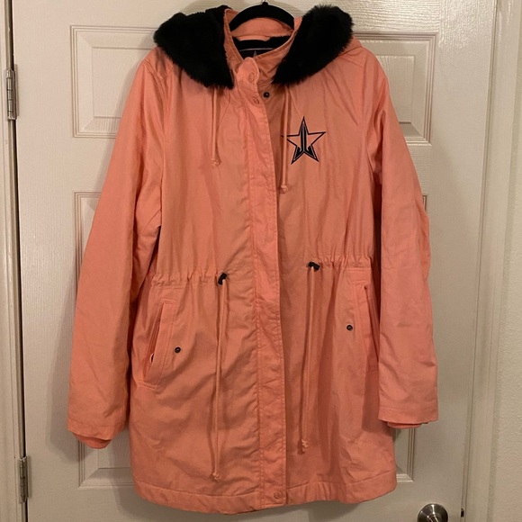 Jeffree Star pink frostbite parka winter jacket
